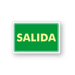 Señalamiento de Salida