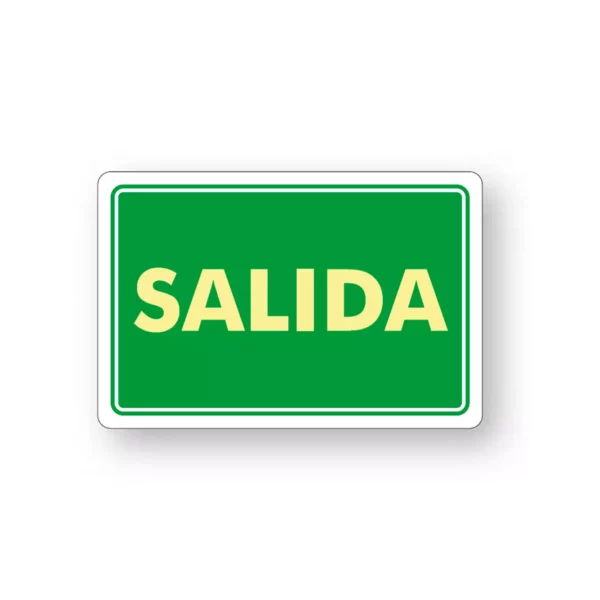 Señalamiento de Salida