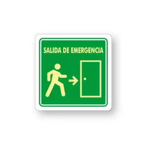 Señalamiento Salida Puerta Izquierda