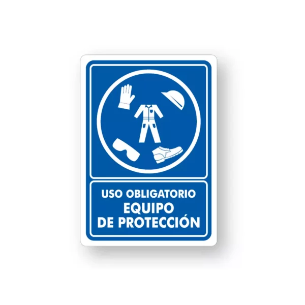 Señalamiento de Equipo de Protección Personal